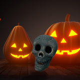 Maxbell Halloween Simulation Skull Props Skeleton Head Statue Decor Home Scary