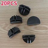 Maxbell 20x Wire Cube Connectors Repair Parts Grid Connectors Grid for Modular Organizer Black Semi Circle