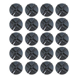 Maxbell 20x Wire Cube Connectors Repair Parts Grid Connectors Grid for Modular Organizer Black Round