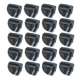 Maxbell 20x Wire Cube Connectors Repair Parts Grid Connectors Grid for Modular Organizer Black Angle