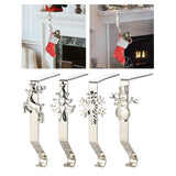 Maxbell Stocking Hook Hangers Mantle Fireplace Hook Decor Christmas Stocking Holder Christmas Deer