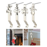 Maxbell Stocking Hook Hangers Mantle Fireplace Hook Decor Christmas Stocking Holder Christmas Deer
