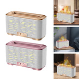 Maxbell Flame Air Humidifier Diffuser Quiet 350ml Night Light USB for Home Bedroom Gold