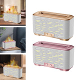 Maxbell Flame Air Humidifier Diffuser Quiet 350ml Night Light USB for Home Bedroom Gold