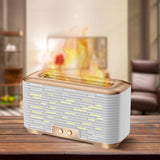 Maxbell Flame Air Humidifier Diffuser Quiet 350ml Night Light USB for Home Bedroom Gold
