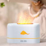 Maxbell Air Humidifier Essential Oil Aroma Diffuser USB Night Light for Dorm Office White