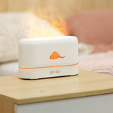 Maxbell Air Humidifier Essential Oil Aroma Diffuser USB Night Light for Dorm Office White