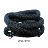 Maxbell Wood Stove Gasket Seal Fiber Door Rope for Stoves Black Heater Diameter 0.6cm