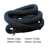 Maxbell 2.5Meters Wood Stove Door Seal Gasket Fire Resistance Black Gasket Cord 10mm