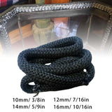 Maxbell 2.5Meters Wood Stove Door Seal Gasket Fire Resistance Black Gasket Cord 10mm