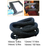 Maxbell 2.5Meters Wood Stove Door Seal Gasket Fire Resistance Black Gasket Cord 10mm
