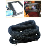 Maxbell 2.5Meters Wood Stove Door Seal Gasket Fire Resistance Black Gasket Cord 10mm