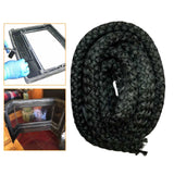 Maxbell 2.5Meters Wood Stove Door Seal Gasket Fire Resistance Black Gasket Cord 14mm