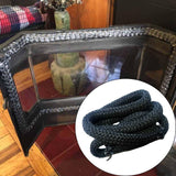 Maxbell 2.5Meters Wood Stove Door Seal Gasket Fire Resistance Black Gasket Cord 16mm