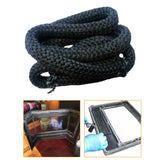 Maxbell 2.5Meters Wood Stove Door Seal Gasket Fire Resistance Black Gasket Cord 16mm