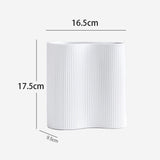 Maxbell Modern Flower Vase Dried Flower Container Porcelain Vases Decoration S White