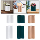 Maxbell Modern Flower Vase Dried Flower Container Porcelain Vases Decoration S White