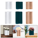 Maxbell Modern Flower Vase Dried Flower Container Porcelain Vases Decoration S White