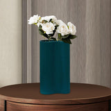 Maxbell Modern Flower Vase Dried Flower Container Porcelain Vases Decoration L Green