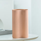 Maxbell Modern Flower Vase Dried Flower Container Porcelain Vases Decoration L Pink