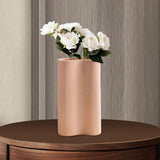 Maxbell Modern Flower Vase Dried Flower Container Porcelain Vases Decoration L Pink