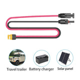 Maxbell Solar Charge Cable for Battery Pack XT60 Adapter Male Female Connector
