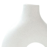 Maxbell Modern Flower Vase Creative Decorative Ceramic Vase for Party Desk Home White Small