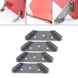 Maxbell 4 Pieces Corner Braces Joint Protector Angle Brackets for Table Wood Cabinet