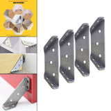 Maxbell 4 Pieces Corner Braces Joint Protector Angle Brackets for Table Wood Cabinet