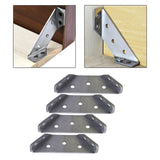 Maxbell 4 Pieces Corner Braces Joint Protector Angle Brackets for Table Wood Cabinet