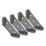 Maxbell 4 Pieces Corner Braces Joint Protector Angle Brackets for Table Wood Cabinet