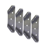Maxbell 4 Pieces Corner Braces Joint Protector Angle Brackets for Table Wood Cabinet