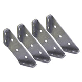 Maxbell 4 Pieces Corner Braces Joint Protector Angle Brackets for Table Wood Cabinet