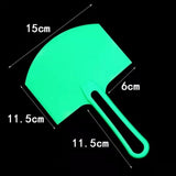 Maxbell Curved Plastic Putty Knife Hollow Handle Putty Scraper for Putty Painting