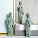 Maxbell Buddha Fish Tank Statue Figurine Aquarium Decoration Balcony Home Office Hands