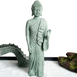 Maxbell Buddha Fish Tank Statue Figurine Aquarium Decoration Balcony Home Office Left Hand