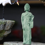 Maxbell Buddha Fish Tank Statue Figurine Aquarium Decoration Balcony Home Office Left Hand