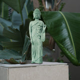 Maxbell Buddha Fish Tank Statue Figurine Aquarium Decoration Balcony Home Office Left Hand