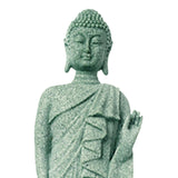 Maxbell Buddha Fish Tank Statue Figurine Aquarium Decoration Balcony Home Office Left Hand