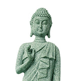 Maxbell Buddha Fish Tank Statue Figurine Aquarium Decoration Balcony Home Office Right Hand