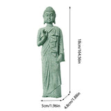 Maxbell Buddha Fish Tank Statue Figurine Aquarium Decoration Balcony Home Office Right Hand