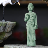 Maxbell Buddha Fish Tank Statue Figurine Aquarium Decoration Balcony Home Office Right Hand