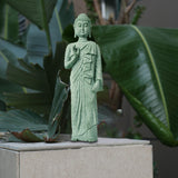 Maxbell Buddha Fish Tank Statue Figurine Aquarium Decoration Balcony Home Office Right Hand