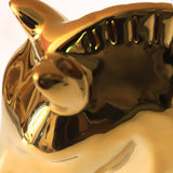 Maxbell Ceramic Horse Head Sculpture Crafts Figurine for Cabinet Desktop Decor S