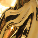 Maxbell Ceramic Horse Head Sculpture Crafts Figurine for Cabinet Desktop Decor S