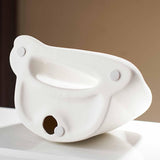 Maxbell 3Pcs European Style Abstract Family Statues Decoration for Home Character White