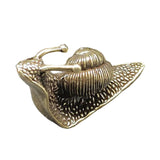 Maxbell Pure Brass Snail Figurines Miniature Sculpture Small Snail Statue