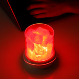 Maxbell Portable Essential Diffuser Night Light LED Salt Lamp for Bedside Home Decor Black