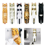 Maxbell Multipurpose Cat Funny Hand Towels Drying Hands Absorbent Soft Drying Towel A