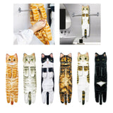 Maxbell Multipurpose Cat Funny Hand Towels Drying Hands Absorbent Soft Drying Towel A